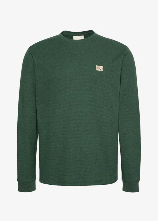 Calvin Klein Μακρυμάνικη Μπλούζα LV040EM217-LLG Sycamore