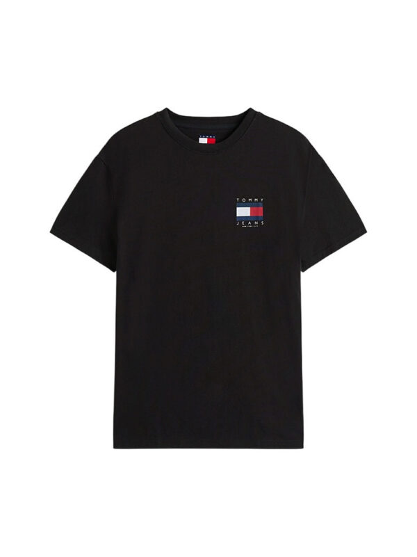 Tommy Hilfiger Ανδρικό Κοντομάνικο T-shirt Tjm Reg Flag Graph Bckprnt T Ext DM0DM21910-BDS Black - Image 4