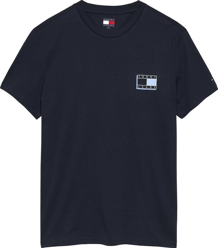 Tommy Hilfiger Ανδρικό T-shirt Tjm Slim Pop Color Flag Tee Ext DM0DM21577-C1G Dark Night Navy