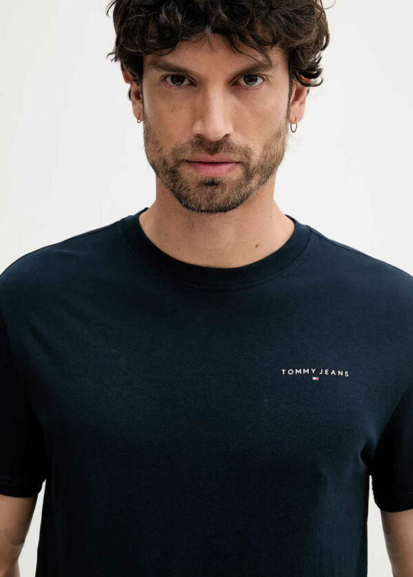 Tommy Hilfiger Ανδρικό Κοντομάνικο T-shirt Tjm Slim Linear Chest Tee Ext DM0DM21780-C1G Dark Night Navy - Image 2