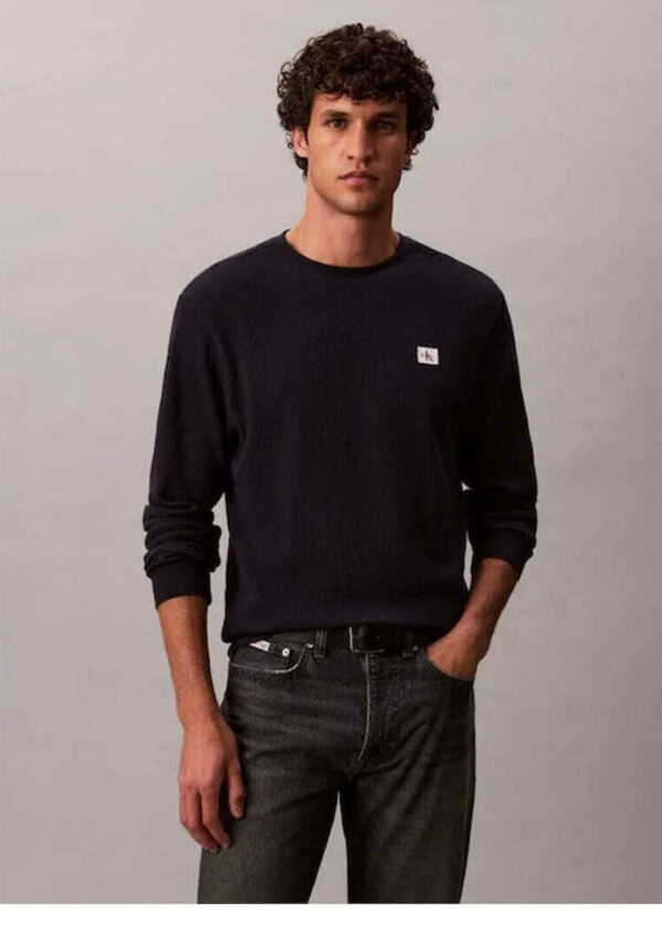 Calvin Klein Μακρυμάνικη Μπλούζα LV040EM217-CEF Dark Sapphire - Image 4