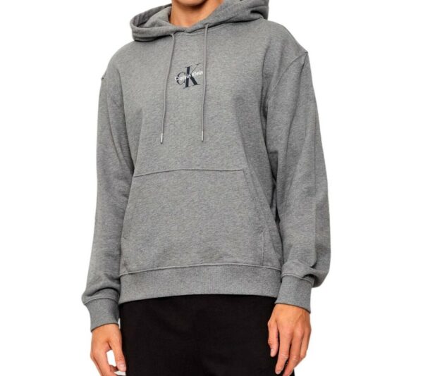 Calvin Klein Ανδρικό Φούτερ Με Κουκούλα LV04RC243G-P7E Med Grey Htr