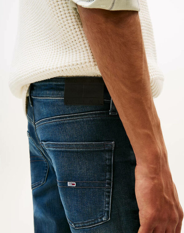 Tommy Hilfiger Ανδρικό Παντελόνι Τζιν Scanton Slim AI1264 DM0DM21899-1BK Denim Dark - Image 2