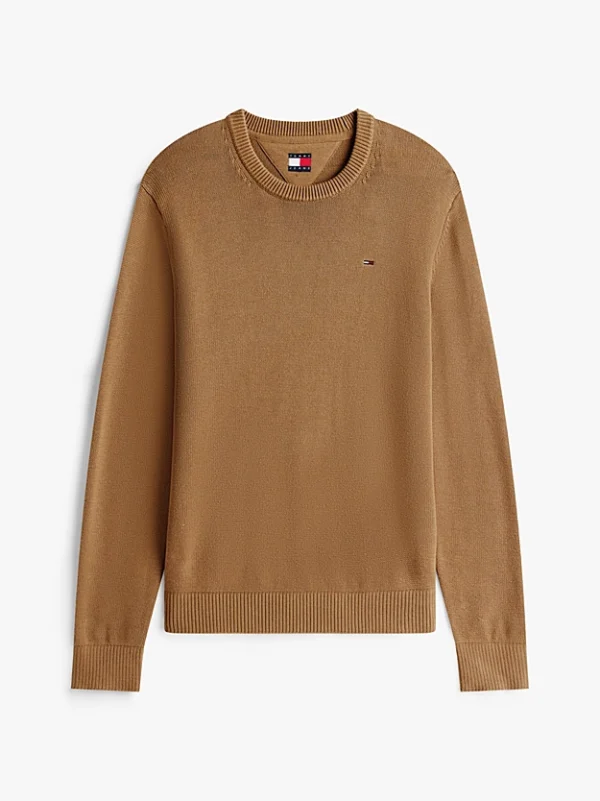 Tommy Hilfiger Ανδρικό Πουλόβερ Tjm Slim Ess Sweater Ext DM0DM21787-GVP Pecan Nut - Image 2