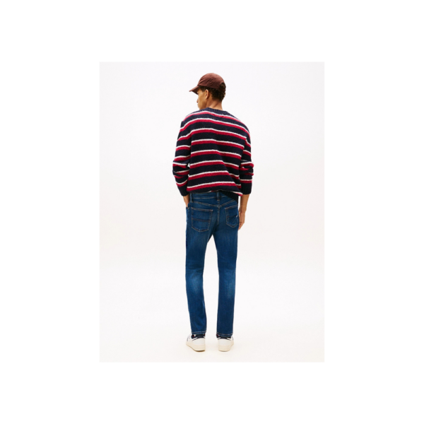 Tommy Hilfiger Ανδρικό Παντελόνι Τζιν Scanton Slim Ai0255 DM0DM21890-1BK Denim Dark - Image 3