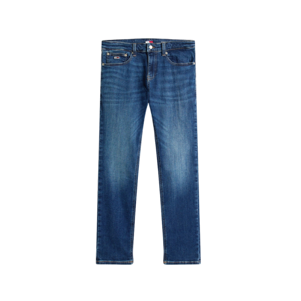 Tommy Hilfiger Ανδρικό Παντελόνι Τζιν Scanton Slim Ai0255 DM0DM21890-1BK Denim Dark
