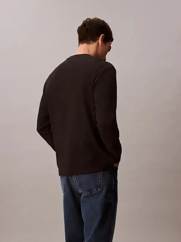 Calvin Klein Ανδρική Μακρυμάνικη Μπλούζα LV040EM217-UB1 Black - Image 3