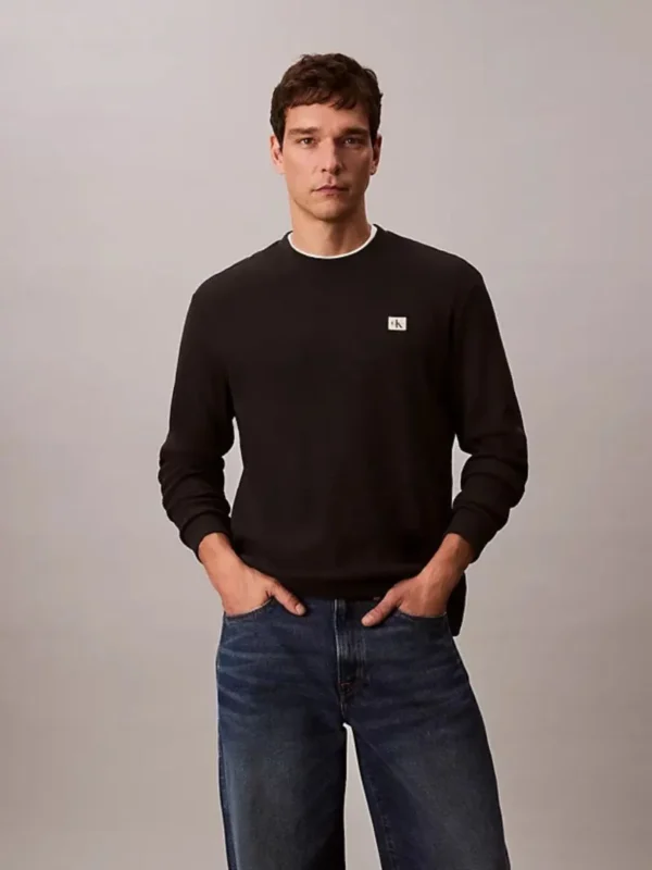 Calvin Klein Ανδρική Μακρυμάνικη Μπλούζα LV040EM217-UB1 Black