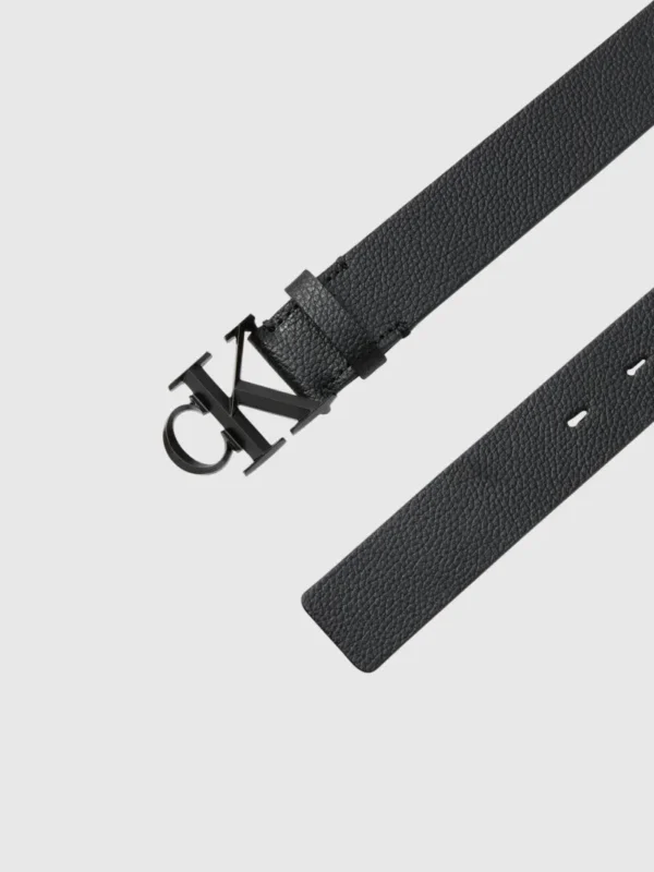Calvin Klein Ανδρική Ζώνη Ck Buckle 32MM LV04D7022G-UB1 Black/Matte Black - Image 2