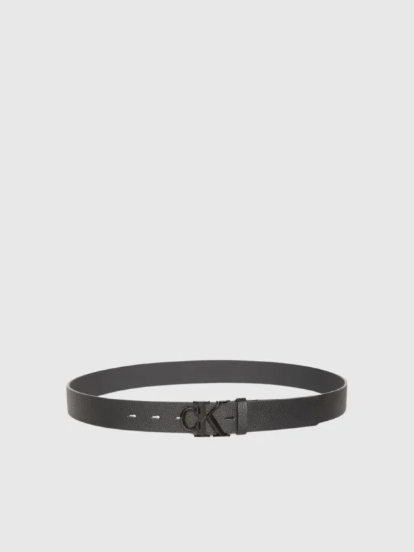 Calvin Klein Ανδρική Ζώνη Ck Buckle 32MM LV04D7022G-UB1 Black/Matte Black