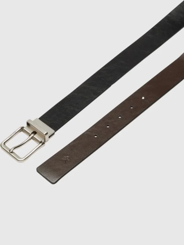 Calvin Klein Ανδρική Ζώνη Casual Pin Buckle 35MM Adj/Rev LV04G7024G-R2F Black/Delicioso/Pewter - Image 2