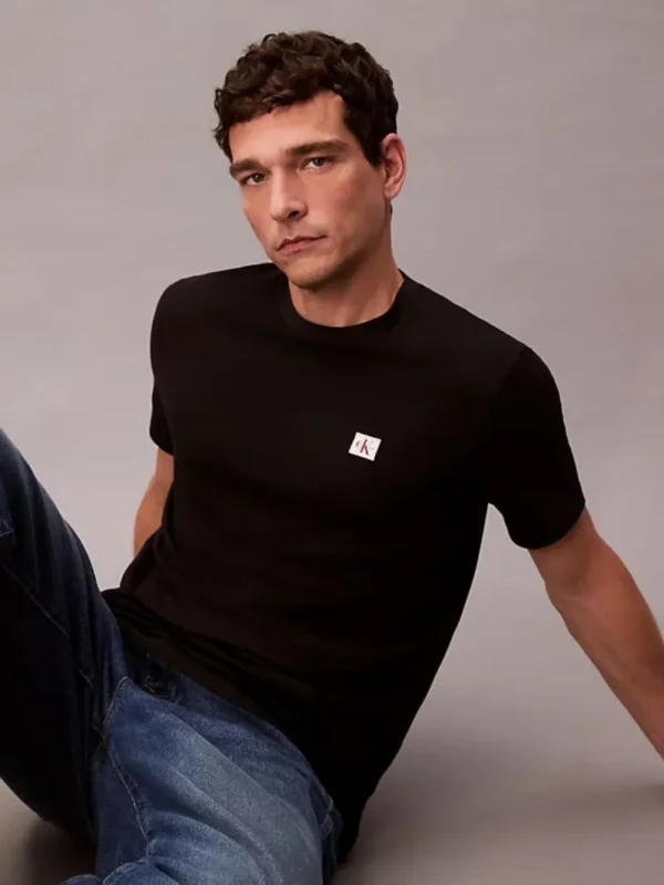 Calvin Klein Ανδρική Κοντομάνικη Μπλούζα T-shirt LV04RC272G-UB1 Black - Image 2