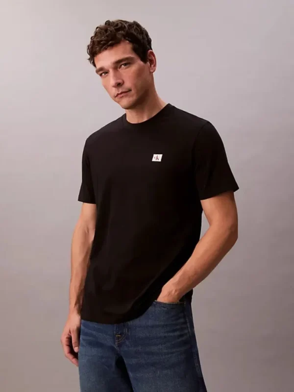 Calvin Klein Ανδρική Κοντομάνικη Μπλούζα T-shirt LV04RC272G-UB1 Black - Image 4