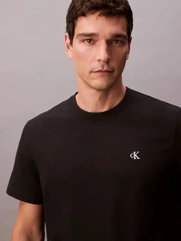 Calvin Klein Ανδρική Κοντομάνικη Μπλούζα T-shirt LV04RC275G-UB1 Black - Image 2