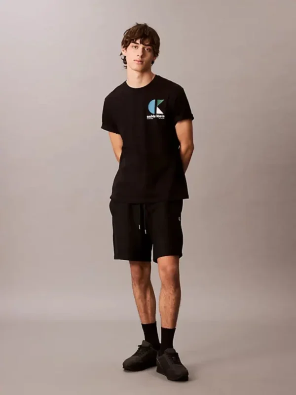 Calvin Klein Ανδρική Κοντομάνικη Μπλούζα T-shirt LV04RC827G-UB1 Black