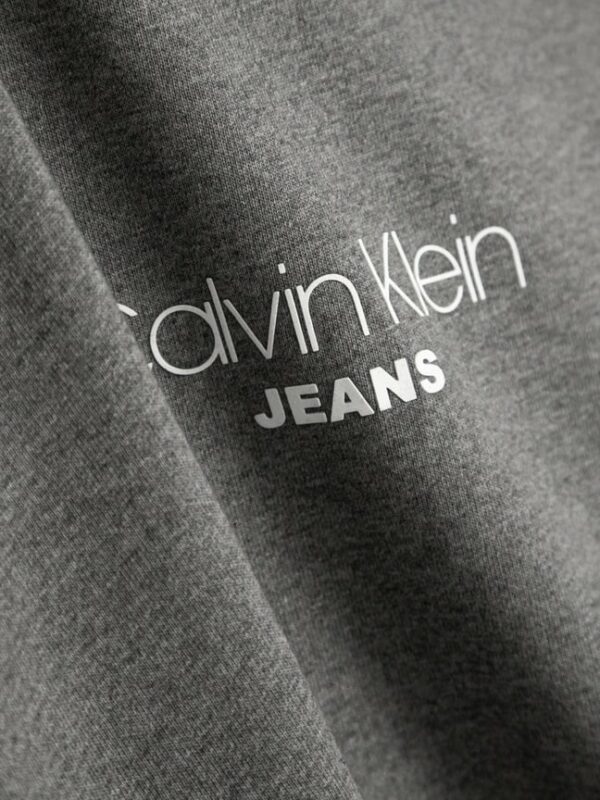 Calvin Klein Ανδρική Κοντομάνικη Μπλούζα T-shirt LV04RC851G-P7E Medium Grey Heather - Image 2