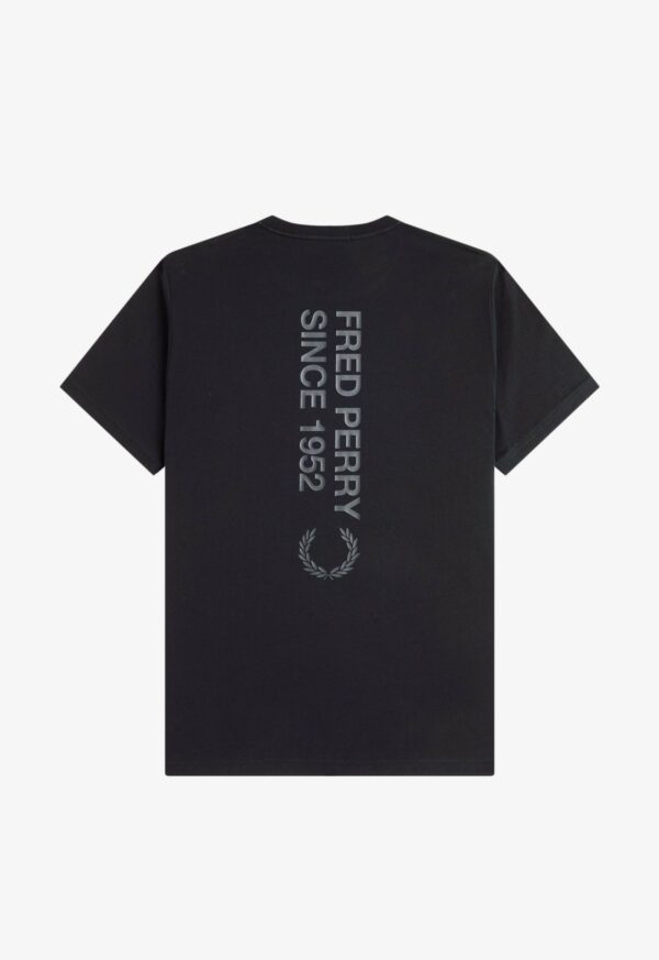 Fred Perry Ανδρική Κοντομάνικη Μπλούζα Bold Branding T-shirt M1303-102 Black - Image 4