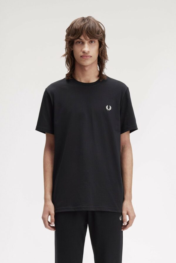 Fred Perry Ανδρική Κοντομάνικη Μπλούζα Bold Branding T-shirt M1303-102 Black
