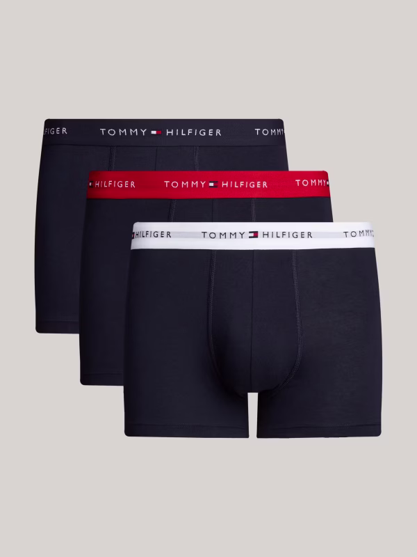 Tommy Hilfiger Ανδρικά Εσώρουχα 3p Wb Trunk UM0UM02763-0W3 Primary Red/White/Desert Sky