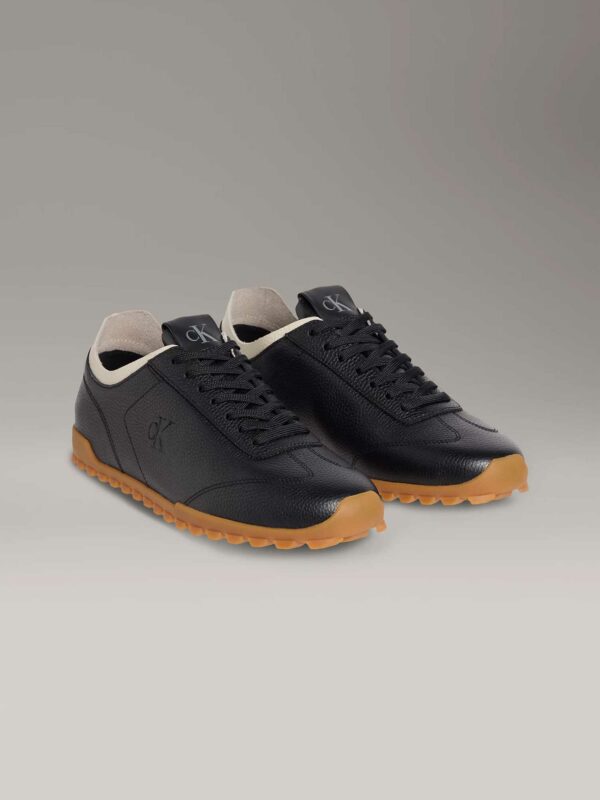 Calvin Klein Ανδρικό Παπούτσι Low Profile Runner Tmb Lth YM0YM01330-01Q Black - Image 2