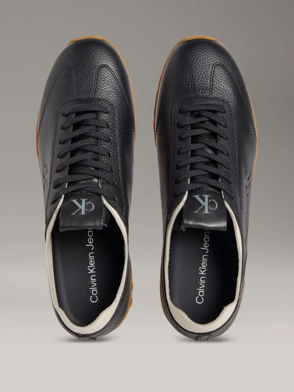 Calvin Klein Ανδρικό Παπούτσι Low Profile Runner Tmb Lth YM0YM01330-01Q Black - Image 4