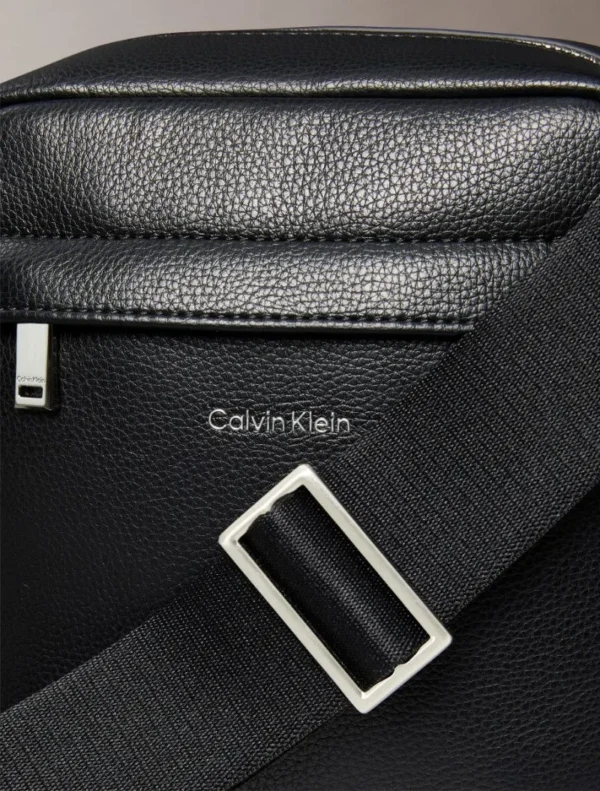 Calvin Klein Ανδρική Τσάντα Χιαστή LV04D3160G-UB1 Raised Reported Black - Image 4