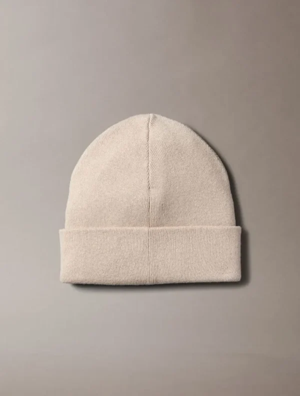 Calvin Klein Ανδρικός Σκούφος Ck Fine Rib Beanie LV04D8020G-RMU Chateau Gray - Image 2