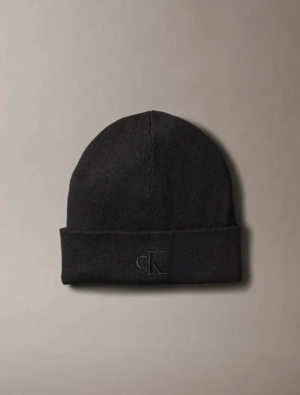 Calvin Klein Ανδρικός Σκούφος Ck Fine Rib Beanie LV04D8020G-UB1 Black
