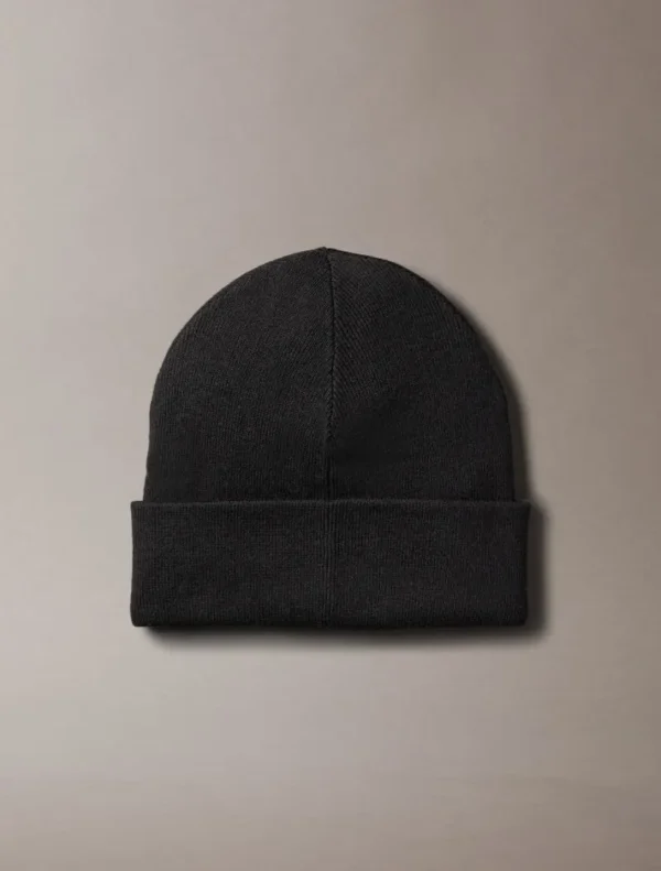Calvin Klein Ανδρικός Σκούφος Ck Fine Rib Beanie LV04D8020G-UB1 Black - Image 2