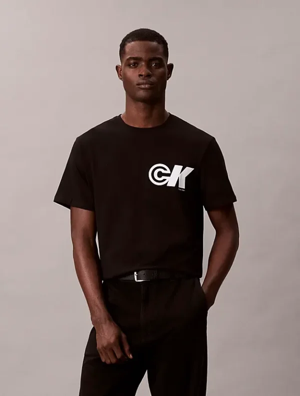 Calvin Klein Ανδρική Κοντομάνικη Μπλούζα T-shirt LV04RC835G-UB1 Black