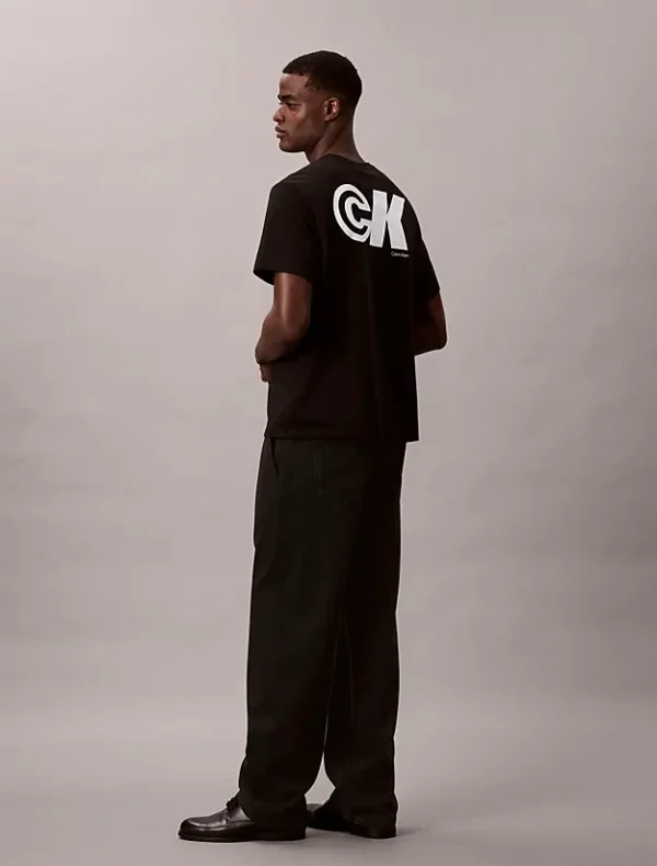 Calvin Klein Ανδρική Κοντομάνικη Μπλούζα T-shirt LV04RC835G-UB1 Black - Image 6