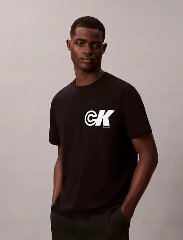 Calvin Klein Ανδρική Κοντομάνικη Μπλούζα T-shirt LV04RC835G-UB1 Black - Image 3