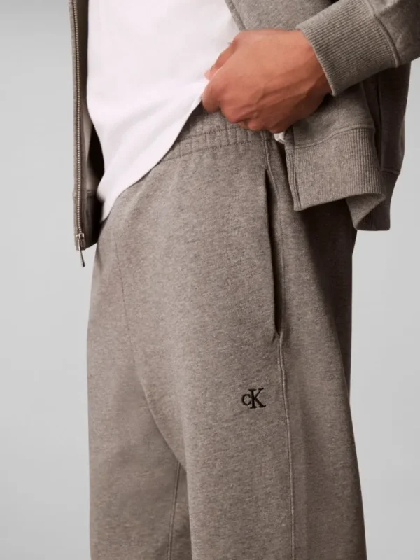 Calvin Klein Ανδρικό Παντελόνι Φόρμα LV04RD241G-P7E Med Grey Htr - Image 3
