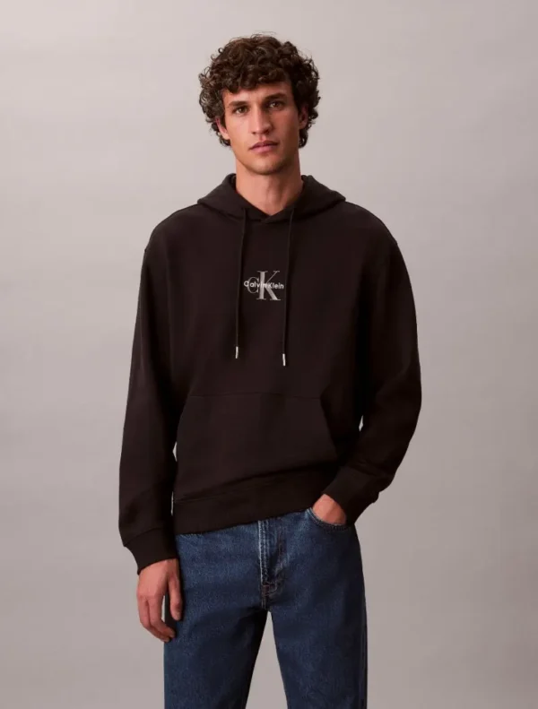 Calvin Klein Ανδρικό Φούτερ Με Κουκούλα LV04RC243G-UB1 Black