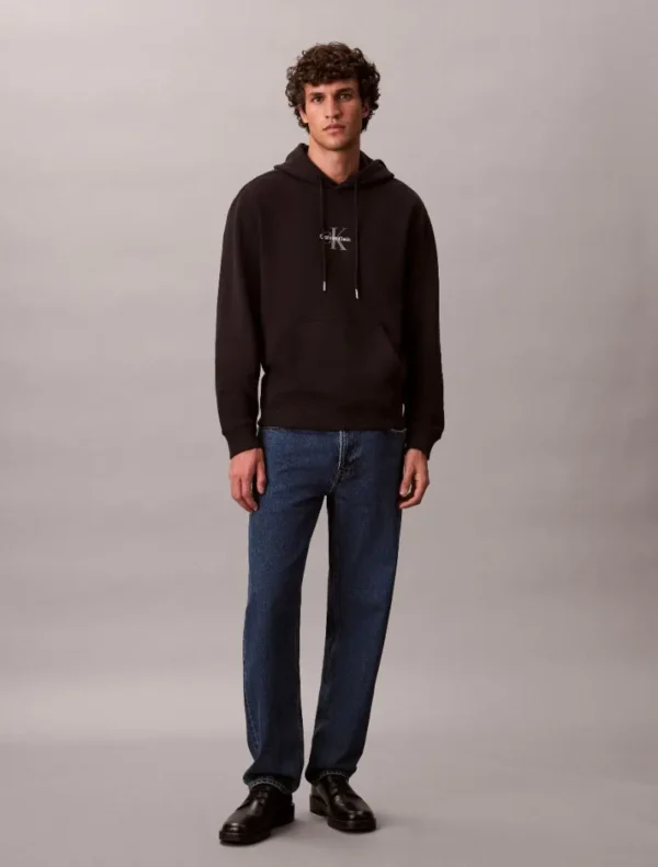 Calvin Klein Ανδρικό Φούτερ Με Κουκούλα LV04RC243G-UB1 Black - Image 4