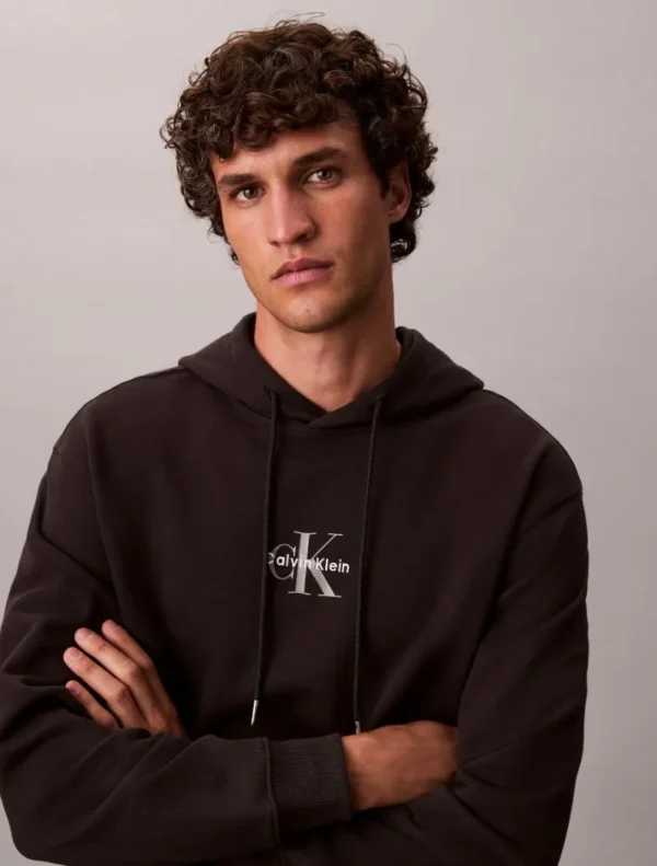 Calvin Klein Ανδρικό Φούτερ Με Κουκούλα LV04RC243G-UB1 Black - Image 5