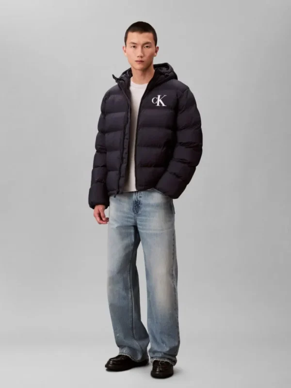 Calvin Klein Ανδρικό Μπουφάν Φουσκωτό Με Μονόγραμμα LV04RD528G-CEF Dark Sapphire - Image 2
