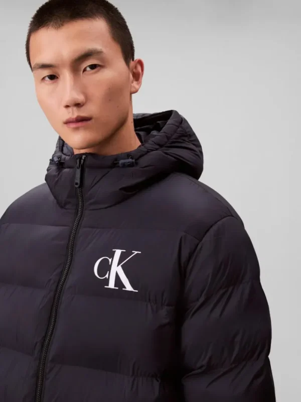 Calvin Klein Ανδρικό Μπουφάν Φουσκωτό Με Μονόγραμμα LV04RD528G-CEF Dark Sapphire - Image 3