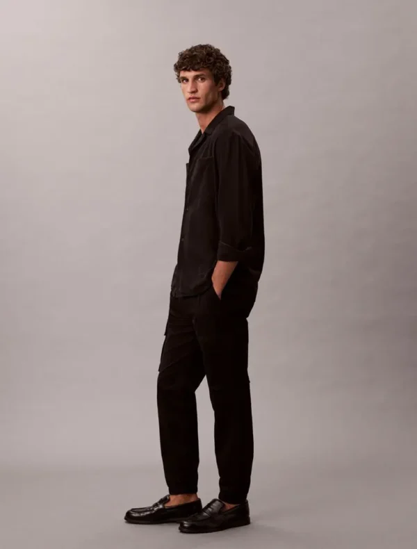 Calvin Klein Ανδρικό Παντελόνι Cargo LV04RD608G-UB1 Black - Image 2