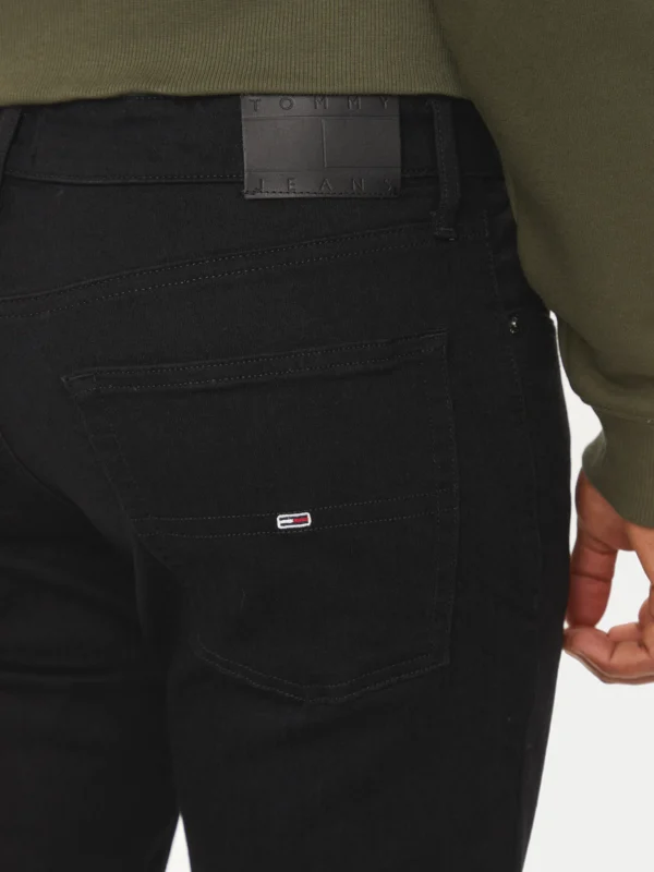 Tommy Hilfiger Ανδρικό Παντελόνι Τζιν Scanton Slim DH4288 DM0DM20707-1BZ Denim Black - Image 5