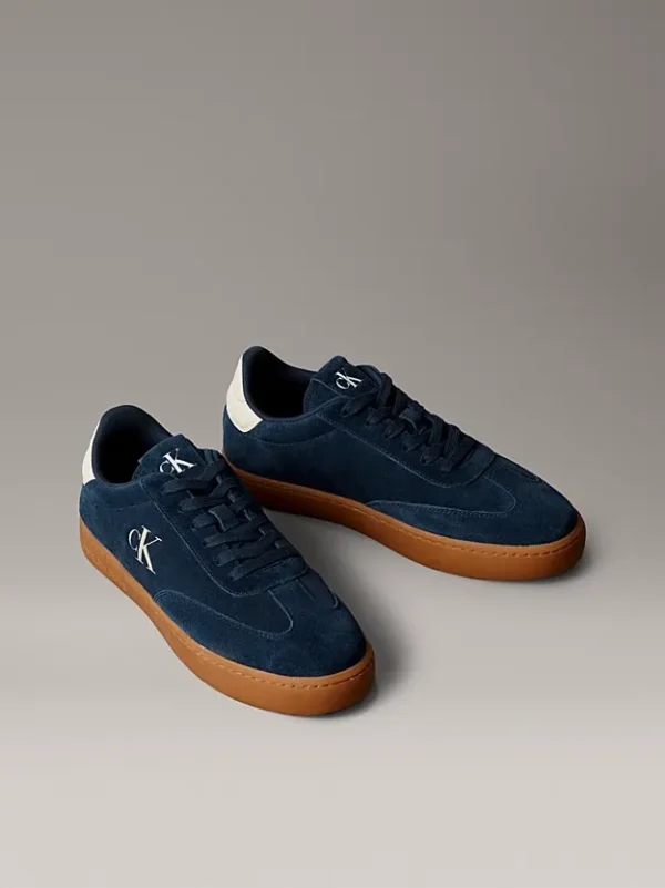 Calvin Klein Ανδρικά Σουέτ Sneakers Classic Cupsole Mg Su YM0YM01300-DW4 Blue - Image 2
