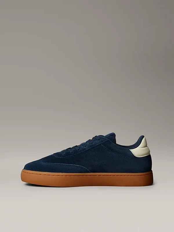 Calvin Klein Ανδρικά Σουέτ Sneakers Classic Cupsole Mg Su YM0YM01300-DW4 Blue - Image 5