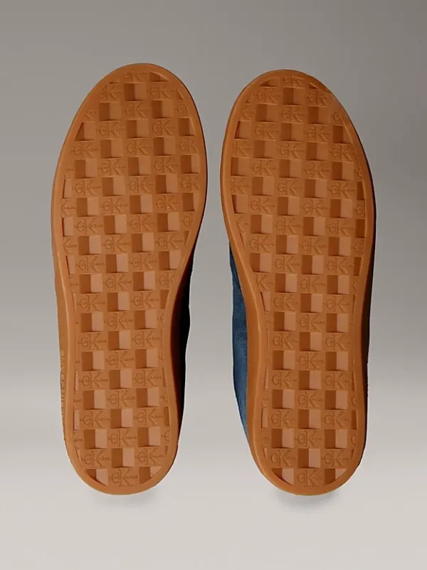 Calvin Klein Ανδρικά Σουέτ Sneakers Classic Cupsole Mg Su YM0YM01300-DW4 Blue - Image 6