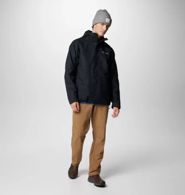 Columbia Ανδρικό Μπουφάν Hikebound™ II Waterproof Hooded 3-In-1 2096914-010 WX4714-010 Black - Image 3