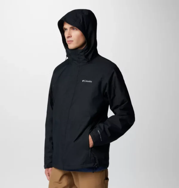 Columbia Ανδρικό Μπουφάν Hikebound™ II Waterproof Hooded 3-In-1 2096914-010 WX4714-010 Black - Image 4