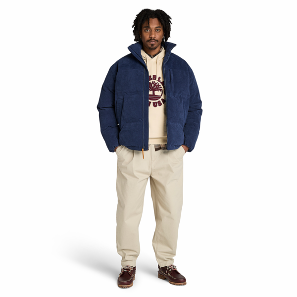 Timberland Ανδρικό Φούτερ Με Κουκούλα Holiday Graphic Hoodie TB0A5MBT-EFL Angora - Image 2