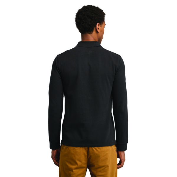 Timberland Ανδρική Κοντομάνικη Μπλούζα Ls Millers River Pique Polo TB0A6VD2-001 Black - Image 4