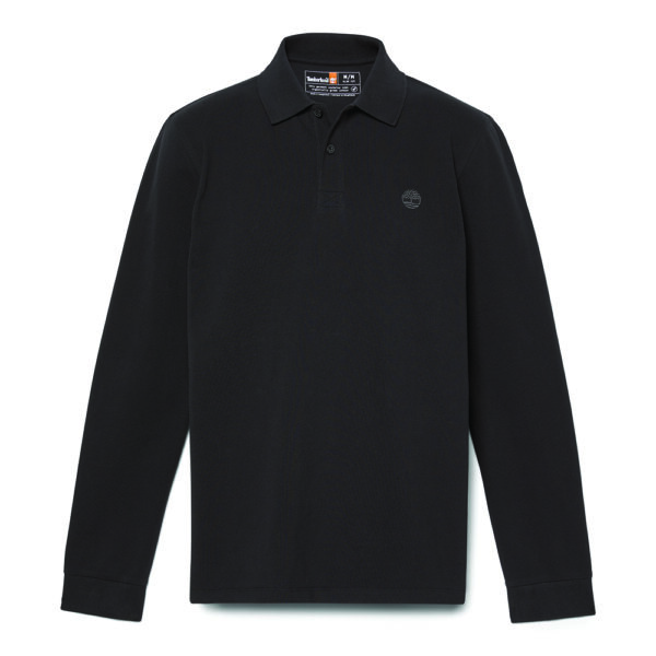 Timberland Ανδρική Κοντομάνικη Μπλούζα Ls Millers River Pique Polo TB0A6VD2-001 Black - Image 5
