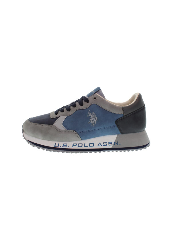 U.s Polo Assn Ανδρικά Sneakers CLEEF006E BRW DBL03 Μπλε-Γκρι - Image 4