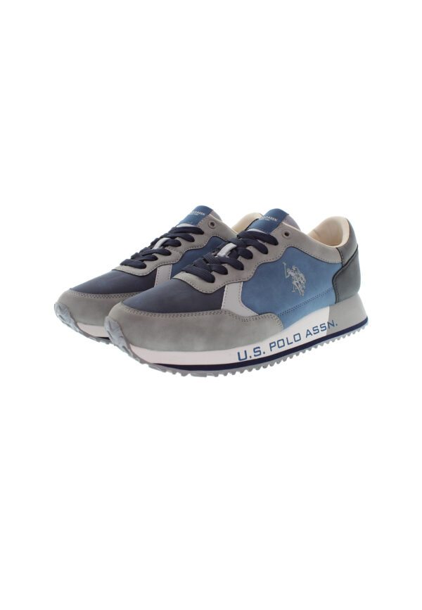 U.s Polo Assn Ανδρικά Sneakers CLEEF006E BRW DBL03 Μπλε-Γκρι - Image 2